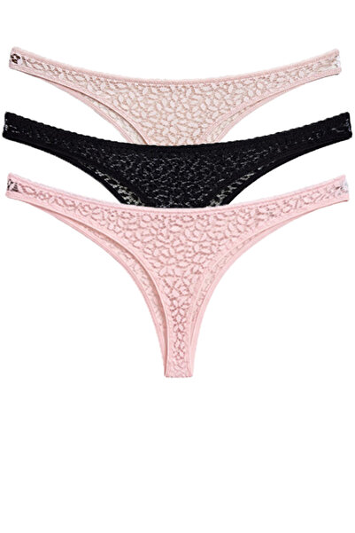 Vanilya Secret Čipka tangi, pakovanje od 3 komada