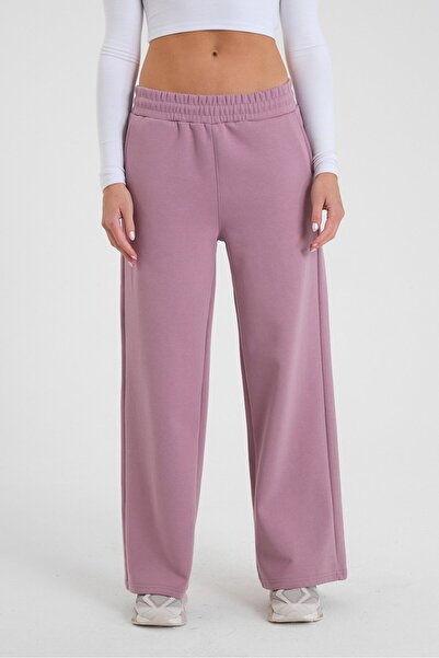 Shooter Sportswear Women's Sports Sweatpants Doubleface Fabric Wide Leg Elast...