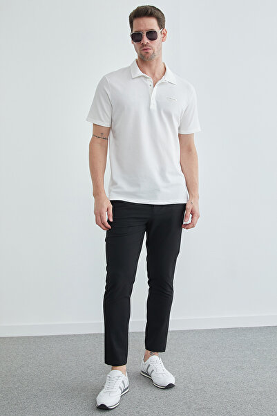 Fulla Moda Tie-Waist Textured Trousers