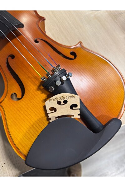 cheteen İSME ÖZEL Keman Köprüsü 4/4 Kelebek Ağacı