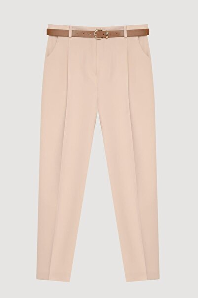 Shoe Box By Quzu Quzu High Waist Belted Pencil Pants