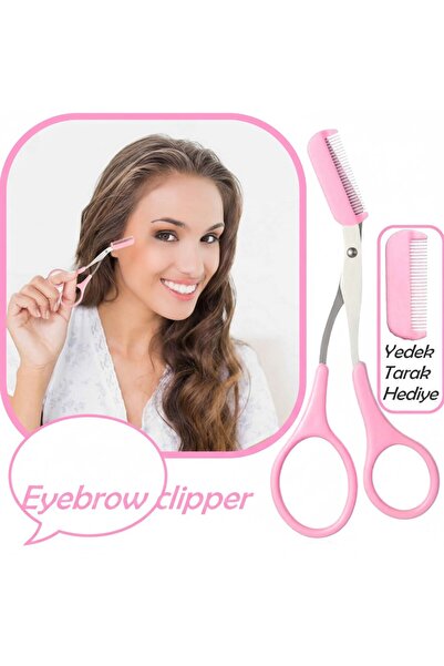 Neler Geldi Neler Eyebrow Clipper Kadın Kaş Kesme Makası Pratik Kaş Düzeltici...