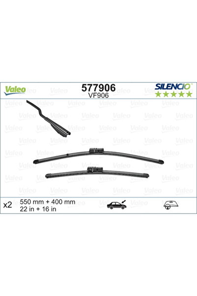 VALEO Μάκτρο υαλοκαθαριστήρα 577906