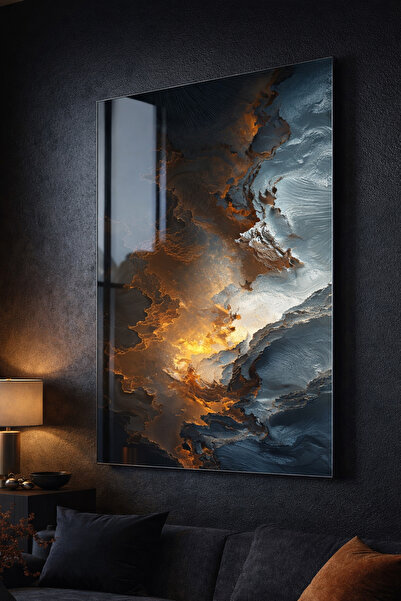 tablo market by ahsen çerçeve Unbreakable Glass Painting 5mm (Thick) - Home W...