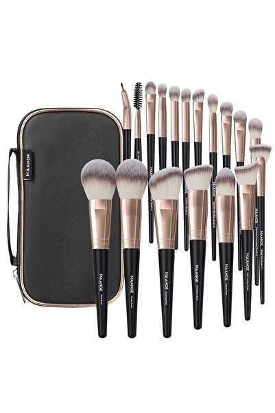 MAANGE Makeup Brushes with Case, 18 Pcs Professional Makeup Brush Set