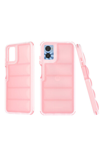 Techsuit Husa Motorola Moto E22 Wave Shield, roz