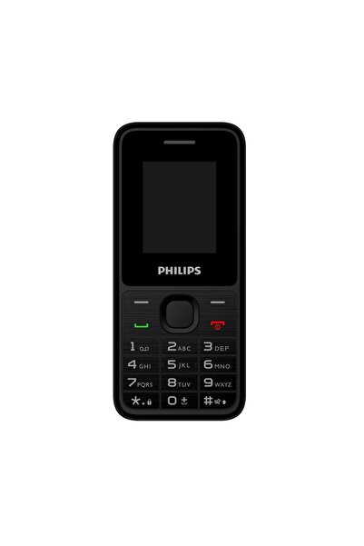 Philips Xenium E2125, Siyah, 4G Çift Sim Desteği, Türkiye KVK Garantili