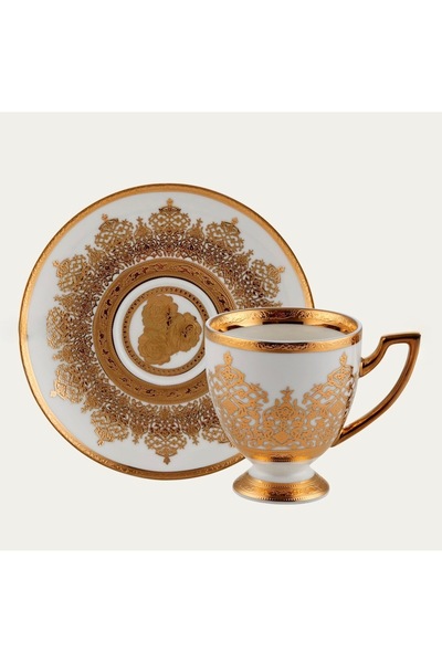 hediye Esterhomedecor 6 Person Porcelain Coffee Cup Set