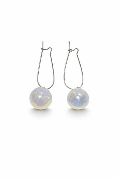Archhazel Jewelery Archazel Jewelry Aurora Pearl Detailed Steel Earrings