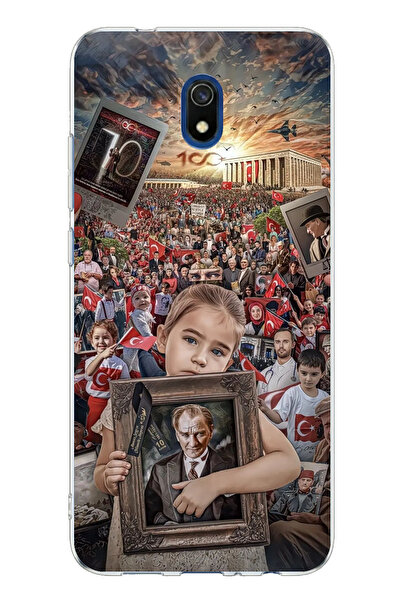 TechTree Redmi 8A Compatible Anıtkabir Atatürk Portrait Printed Silicone Case