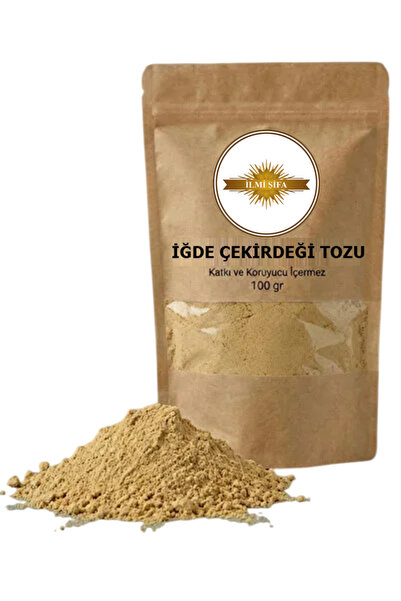 İLMİ ŞİFA İğde Çekirdeği Tozu 100 Gr Taze Çekim Güç Büyüme Lif Protein B Vita...