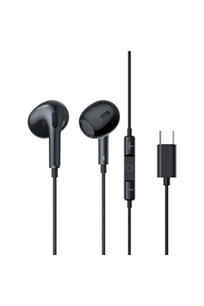 Baseus Encok CZ17 Half-In-Ear Wired Headphones, Black