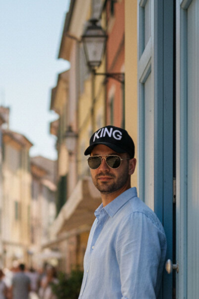 Ritagarcia King Queen Embroidered Unisex Baseball Cap Adjustable Cap Lover Co...