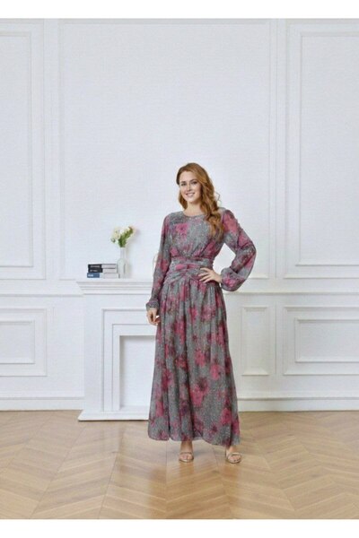 alqarat فستان جوري الشيفون – سحر الأنوثة المتفتحة