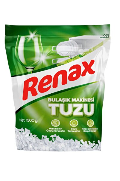 RENAX ملح غسالة الصحون 1500 غرام - تركيبة خاصة مضادة للترسبات الكلسية ومنقية ...
