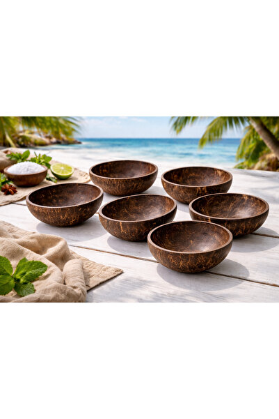 Kifnexwood Doğal Hindistan Cevizi (Kokonat) Kase – %100 Doğal El Yapımı