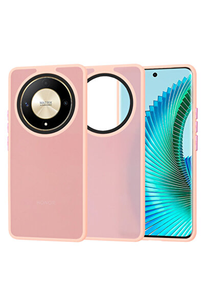 Techsuit Husă Honor Magic 6 Lite HaloFrost Series, roz