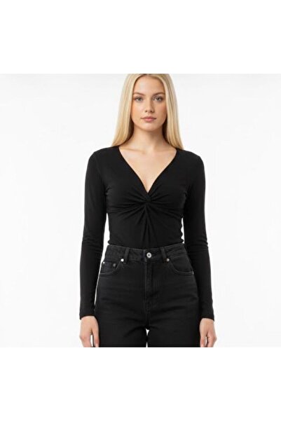 Butik V-Neck Badi Black