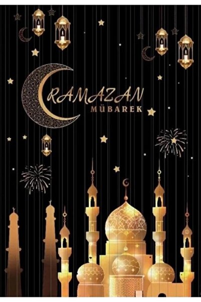 TATLI GÜNLER Ramazan Arka Fon Süs Ramazan Süslemesi Baskılı Arka Fon