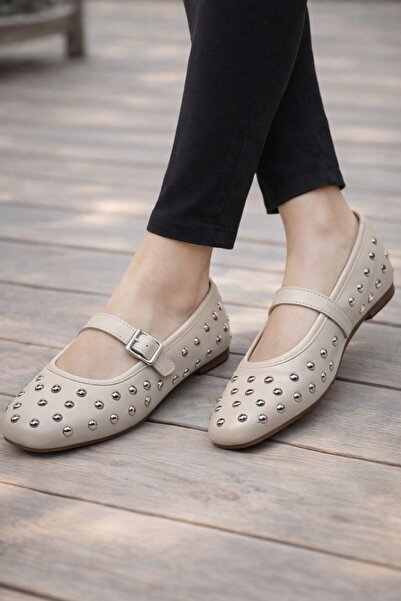 Moda Frato K-305 Pantofi casual de damă cu talpă confortabilă și știfturi, uș...