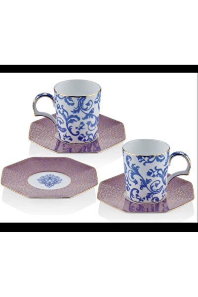 tea delight Blooming Baroque - Set of 2 Coffee Cups Blue