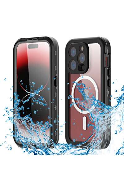 ShellBox Carcasă impermeabil pentru iPhone 15 Pro, impermeabil IP68, MagSafe,...