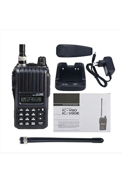 Generic IC-V80 8W VHF Portable Communication Device – Long Range 10 km Handhe...