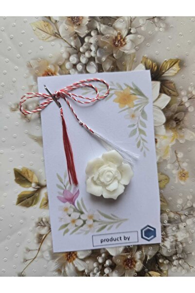 CUBIP MARTISOR HANDMADE DIN CEARA DE SOIA 100% -TRANDAFIR