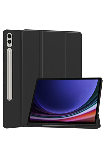 Techsuit Samsung Galaxy Tab S9 Plus Flex Trifold Pen Case, Black