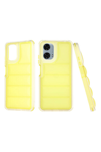 Techsuit Carcasă Motorola Moto G24 Power Wave Shield, Galbenă