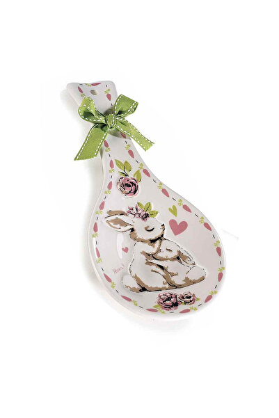 Decorer Ceramic Pasta Spoon Holder 10.5x24 cm