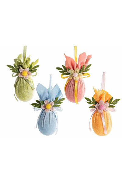 Decorer Set de 8 ouă de Paște multicolore