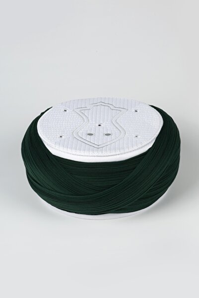 SARIKHANE YÜKSEK TEKNOLOJİ MAKİNE SARIMI Children's Prayer Scarf - Green Fabr...