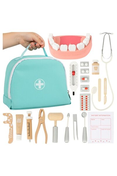 KRUZZEL Set Micul Dentist Kruzzel, 24 piese, geantă de doctor, materiale non-...