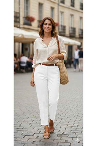 Sum YANLARI LASTİKLİ PANTOLON