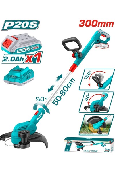 TOTAL Akülü Tırpan Kenar Kesme Makinesi TGTLI203285