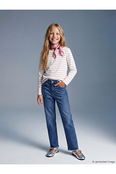 LC Waikiki Hilfa Нов сезон Дънки с прав крой за момичета