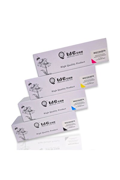 Wecan WECAN-207A Compatible Color Toner Cartridge Set for HP LaserJet Pro M25...