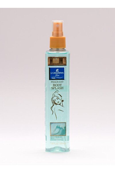 j.casanova Blue Body Splash, Ocean Blue 235ml