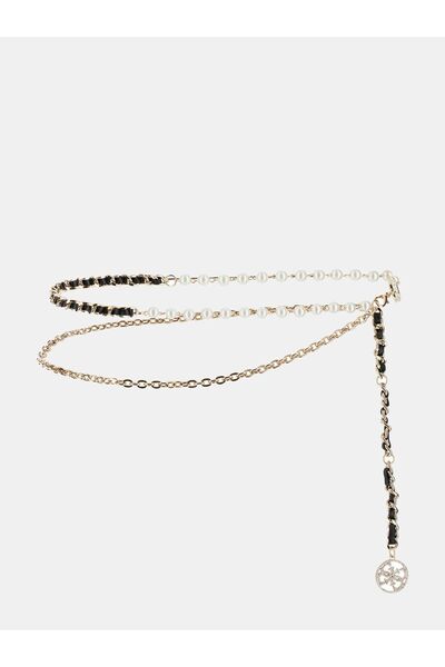 Guess Chain and pearl belt