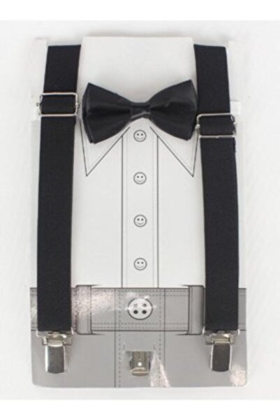 NACAR STYLİSH Erkek Çocuk Askı Papyon Takımı