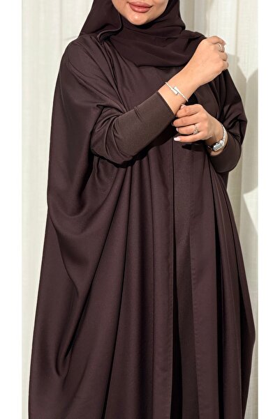 Ms Half-dress abaya in summer internet fabric with stretch sleeves - 2-piece ...