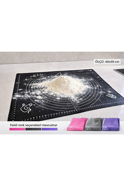 Layla Copper Hamur Matı Silikon Hamur Açma Matı 40*50