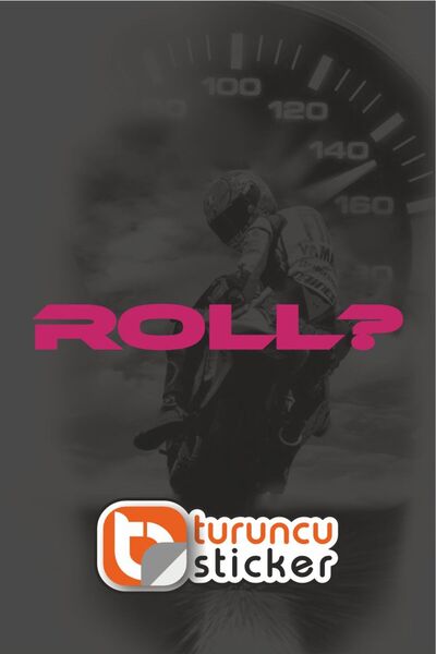 Turuncu Sticker رول؟ ملصق لاصق 8x1 سم - ملصق للسيارة - المحرك - اللابتوب - مل...