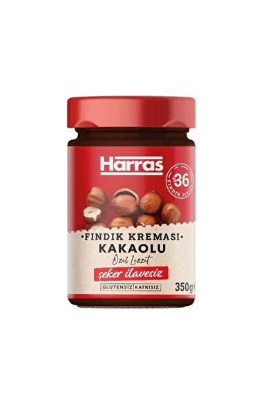 Harras Şeker İlavesiz Kakaolu Fındık Kreması 350 gr