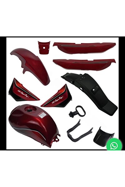 EMİNMOTOR MONDİAL SÜPERBOY KAPORTA SETİ KIRMIZI + DEPO ENJEKSİYONLU