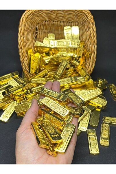 gemsartdeco Fengshui 18 K Bereket Külçesi Gold