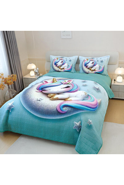 FIONNA.RO 3-Piece 5D Duvet Cover - Sleepy Unicorn