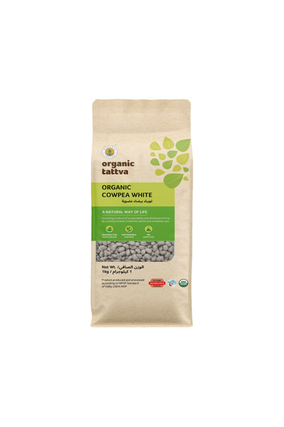 Organic Tattva TATTVA White Cowpeas 1 kg