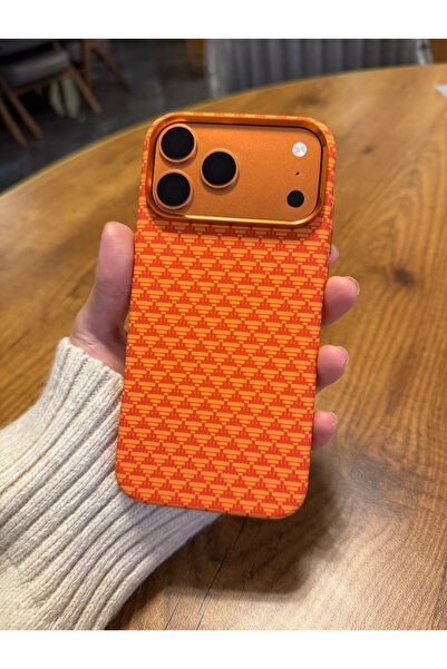 daystar Orange Patterned Slim Premium Original Carbon Phone Case Compatible w...
